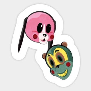 Hazel & Cha-Cha Sticker